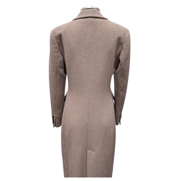 Cinzia Rocca Wool and Cashmere Single Breast Long Coat Size US 6 - Picture 7 of 15